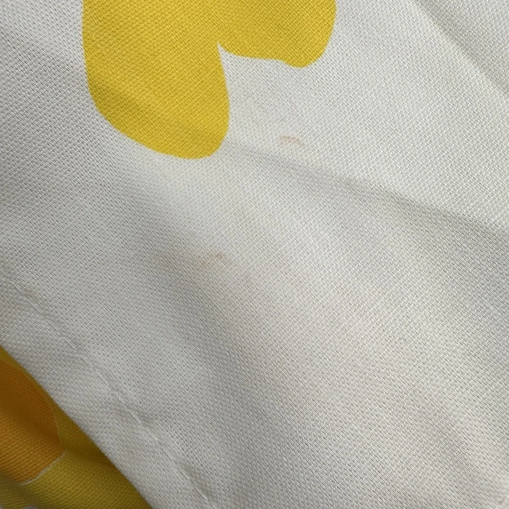 Vintage Marimekko Kitchen Fallani & Cohn Apron Yellow Floral Daffodil White USA